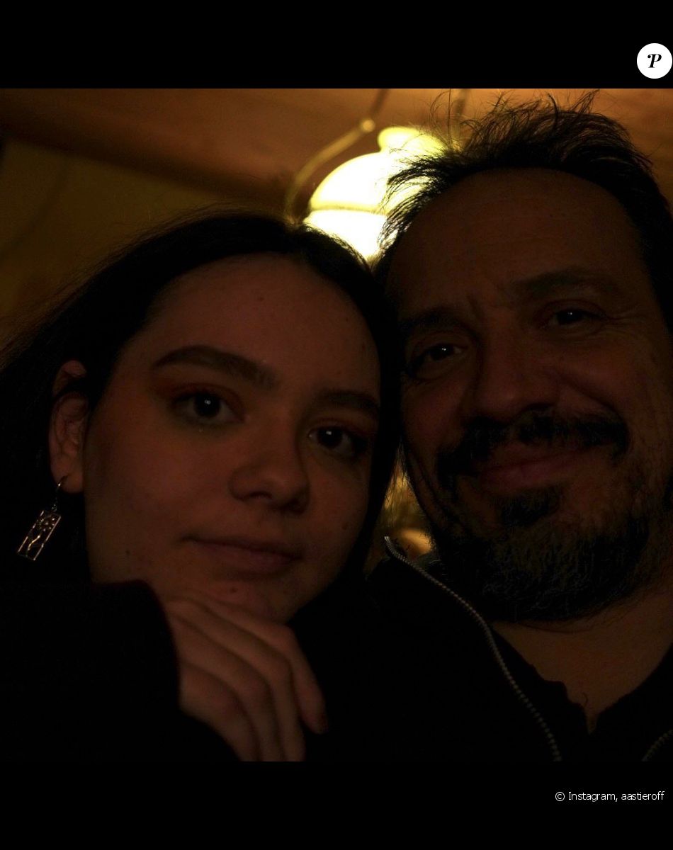 Alexandre Astier et sa fille Ariane sur Instagram, décembre 2020.
