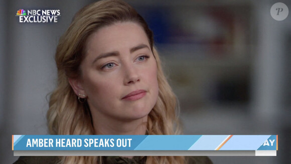 Amber Heard s'exprime pour la première fois à la télévision dans l'émission "Today Show" (NBC), depuis la perte de son procès contre J.Depp.