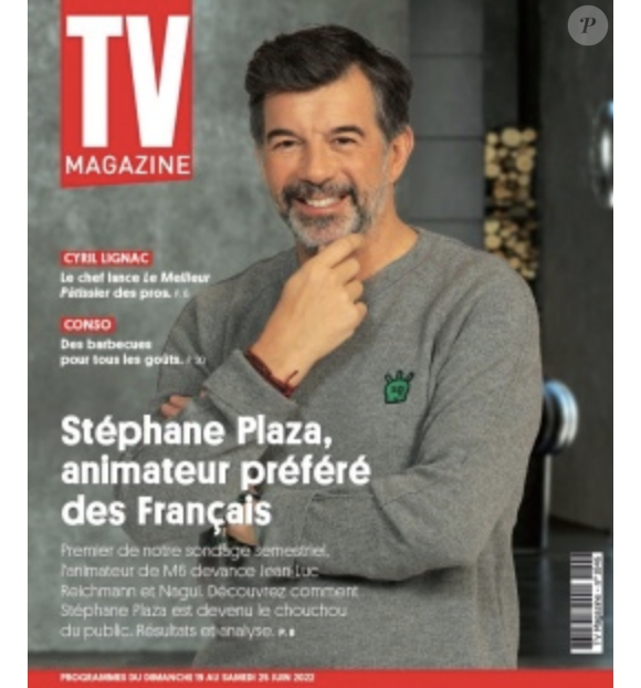Stéphane Plaza fait la couverture du dernier numéro de "TV Magazine" paru le 16 juin 2022