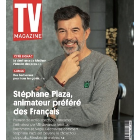 Stéphane Plaza fait la couverture du dernier numéro de "TV Magazine" paru le 16 juin 2022