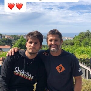 Bixente Lizarazu et son fils Tximista