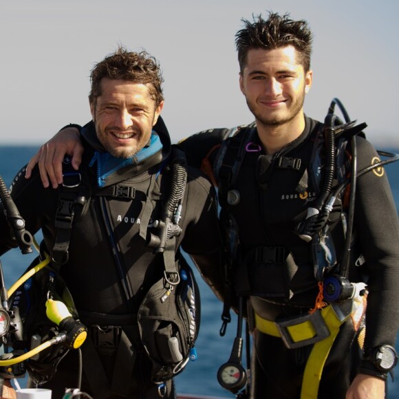 Bixente Lizarazu avec son père Pierre et son fils Tximista