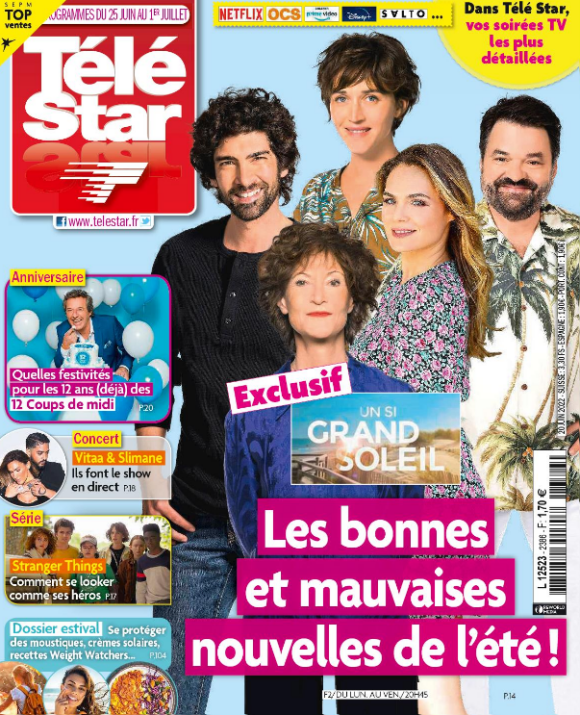 Magazine "Télé Star", en kiosques lundi 20 juin 2022.