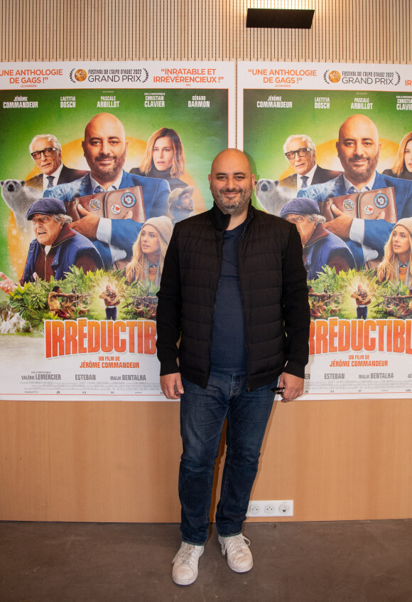 Exclusif - Jérôme Commandeur est venu présenter en avant-première son film "Irréductible", en tant que réalisateur et acteur, au cinéma "Six n'étoiles" à Six-Fours-les-Plages, le 14 mai 2022. 