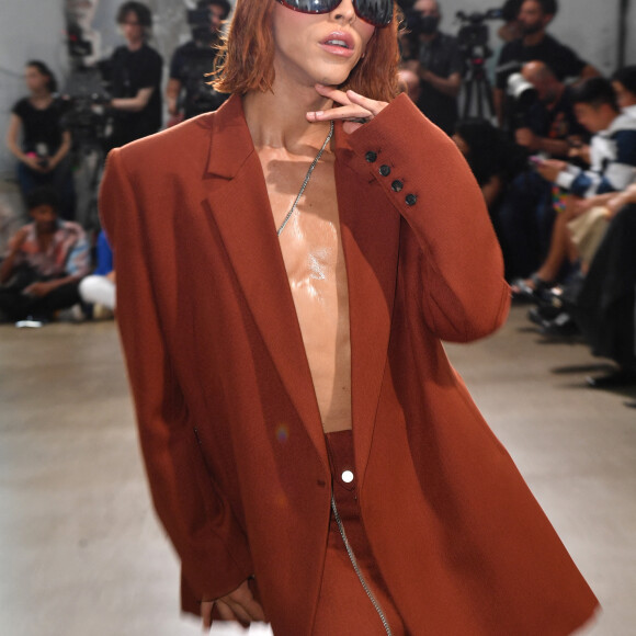 Bilal Hassani au défilé Egonlab Homme printemps / été 2023 à Paris le 21 juin 2022. © Veeren / Bestimage 