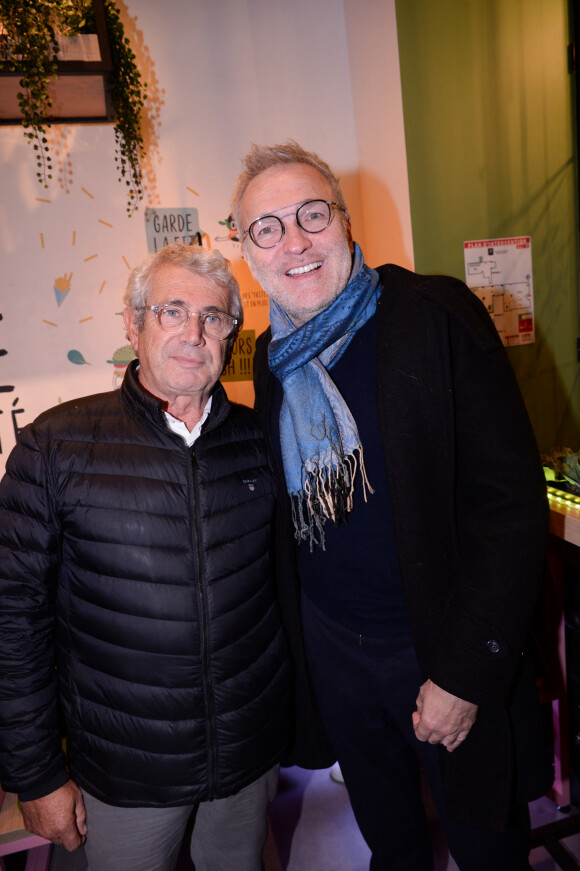 Michel Boujenah et Laurent Ruquier au 24 rue de Rivoli dans le 4ème arrondissement à Paris, le 15 octobre 2019. © Rachid Bellak/Bestimage 