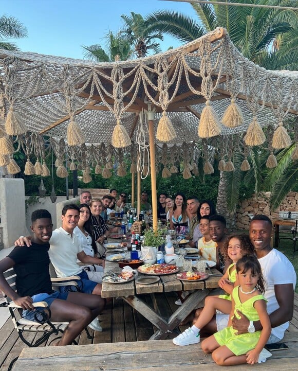 Cristiano Ronaldo et sa famille en vacances à Majorque.