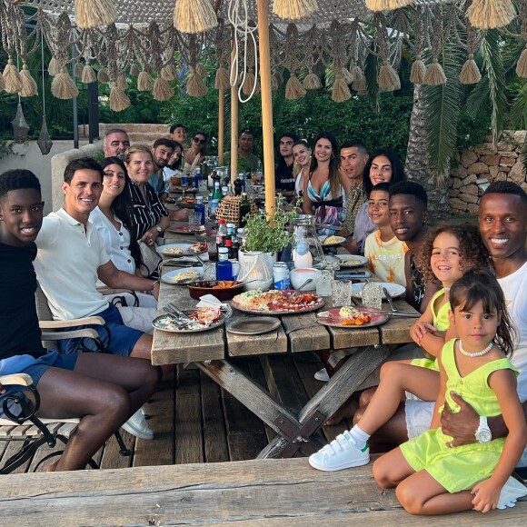 Cristiano Ronaldo et sa famille en vacances à Majorque.