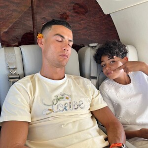 Cristinao Ronaldo et son fils.