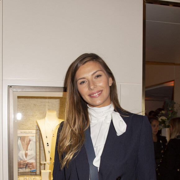 Exclusif - Camille Cerf (Miss France 2015) - Réouverture de la boutique de joaillerie "Korloff", rue de la Paix à Paris le 24 octobre 2019. © Jack Tribeca/Bestimage 