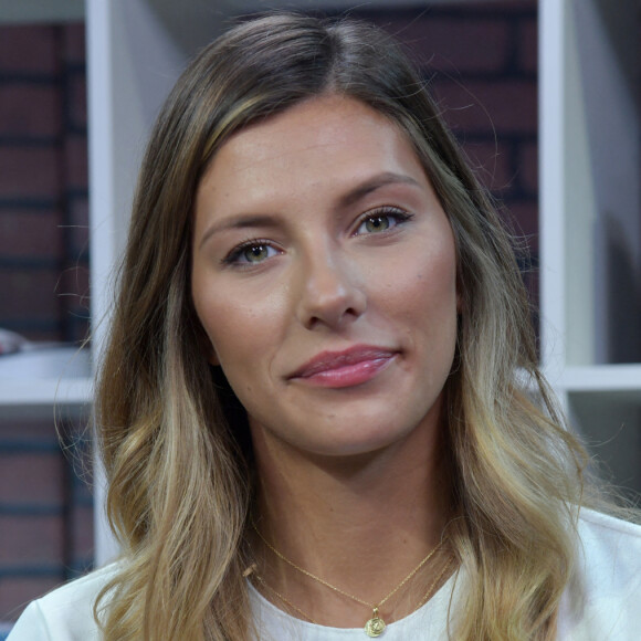 Exclusif - Camille Cerf (Miss france 2015) dans les locaux de Webedia pour une interview pour Purepeople à Levallois-Perret le 1er juin 2018. © Giancarlo Gorassini/Bestimage 