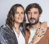 Exclusif - Jeremy Frerot et sa femme Laure Manaudou - Backstage - Enregistrement de l'émission "La Chanson secrète 11" à Paris, diffusée le 24 juin sur TF1.