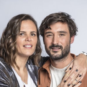 Exclusif - Jeremy Frerot et sa femme Laure Manaudou - Backstage - Enregistrement de l'émission "La Chanson secrète 11" à Paris, diffusée le 24 juin sur TF1.