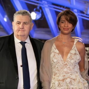 Pierre Menes et sa femme Mélissa Acosta au photocall de la cérémonie d'ouverture de la 18ème édition du Festival International du Film de Marrakech (FIFM). © Romuald Meigneux/Bestimage 