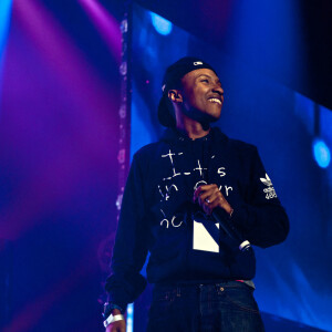 Le rappeur Soprano lors du concert Orange RockCorps au Zénith à Paris, le 5 octobre 2010. 