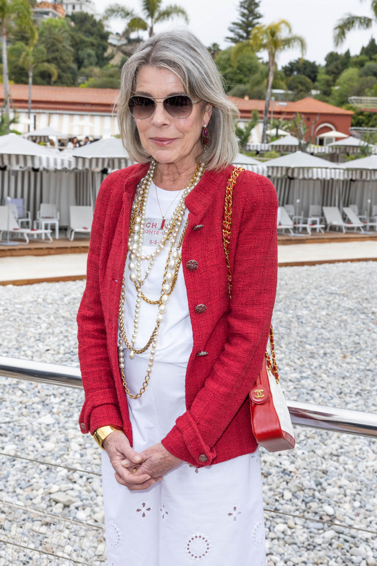 Photo Caroline de Hanovre Les célébrités assistent au défilé