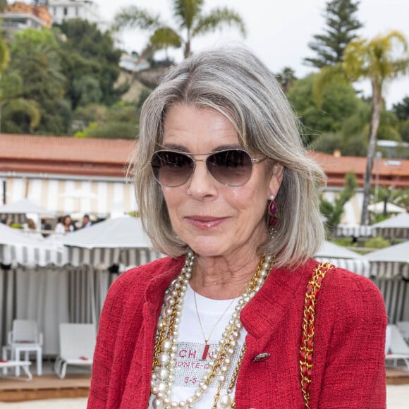 Caroline de Hanovre - Les célébrités assistent au défilé croisière Chanel au Monte Carlo Beach à Monaco, le 5 mai 2022. © Olivier Borde / Bestimage