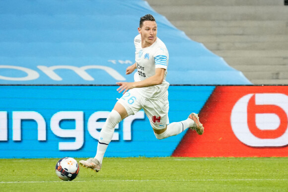 Florian Thauvin - L'OM bat l'équipe d'Angers (3-2) en match de Ligue 1 Uber Eats à Marseille, le 16 mai 2021. © Dave Winter / Panoramic / Bestimage