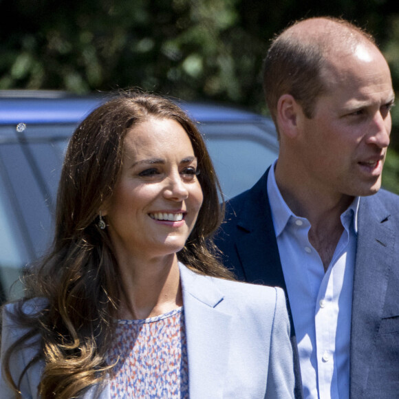 Kate Catherine Middleton, duchesse de Cambridge, et le prince William, duc de Cambridge, en visite au musée Fitzwilliam de l'Université de Cambridge. Le 23 juin 2022