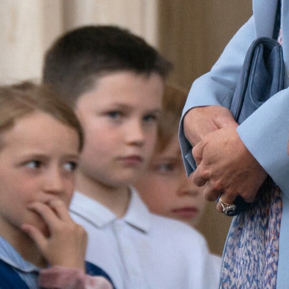 Le prince William, duc de Cambridge, et Catherine (Kate) Middleton, duchesse de Cambridge, visitent le musée Fitzwilliam de l'Université de Cambridge, Royaume Uni, le 23 juin 2022. Le couple princier va découvrir une peinture d'eux-mêmes qui sera révélé au public pour la première fois.