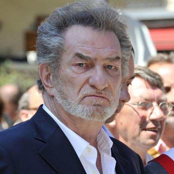 Eddy Mitchell - Derniere journee de tournage du film de Claude Lelouch : 'Salaud, on t'aime' a Saint Gervais les Bains le 31 juillet 2013 avec dans le casting Johnny Hallyday, Sandrine Bonnaire, Eddy Mitchell, Irene Jacob, Pauline Lefevre, Jenna Thiam, Sarah Kazemy, Agnes Soral, Silvia Kahn, Valerie Kaprisky, Rufus, Isabelle de Hertogh, Jean Francois Derec, Gilles Lemaire, Jacky Ido et Antoine Dulery.