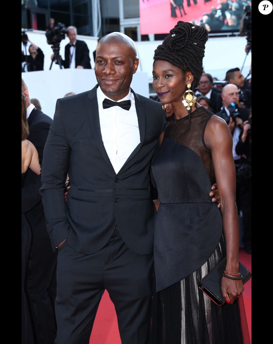 Harry Roselmack et sa femme Chrislaine - Montée des marches du film " Les Eternels " lors du 71ème Festival International du Film de Cannes. Le 11 mai 2018 © Borde-Jacovides-Moreau/Bestimage