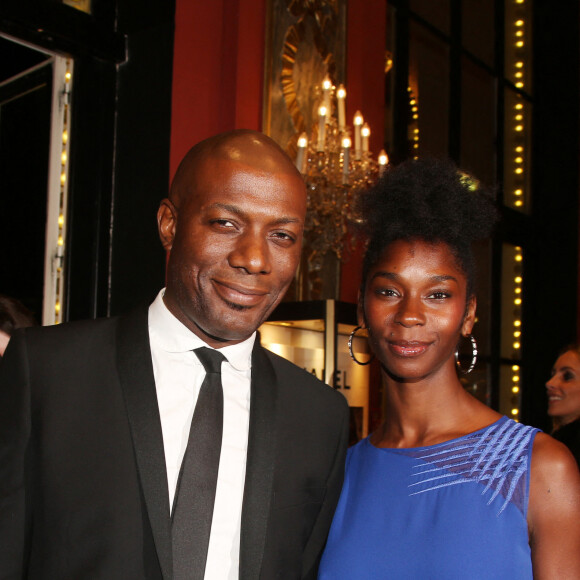 Harry Roselmack et sa femme Chrislaine - Dîner d'ouverture au Casino de Deauville du 42ème Festival du cinéma Américain de Deauville après la projection du film d'ouverture 'Infiltrator' à Deauville, le 2 Septembre 2016.© Denis Guignebourg/Bestimage 