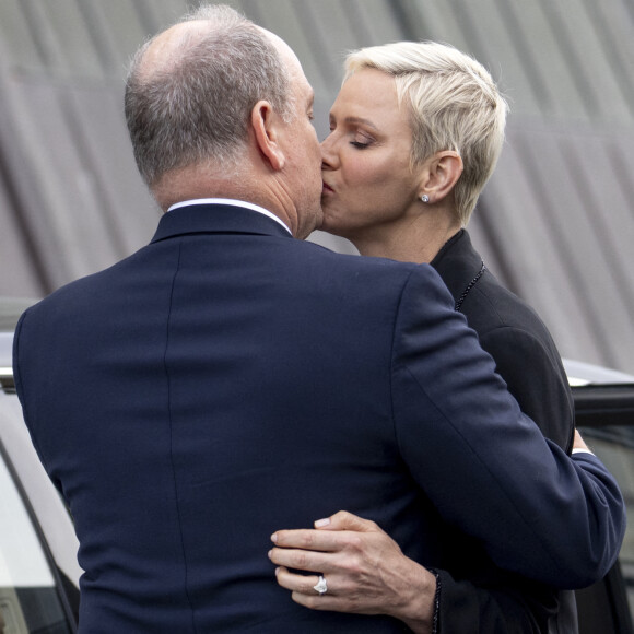 Le prince Albert II de Monaco inaugure l'exposition l'exposition "Sailing the Sea of Science, Scientist and explorer. Prince Albert Ier and the early norwegian exploration of Svalbard " au Fram Museum à Oslo le 22 juin 2022.  © Javad Parsa/NTB Scanpix via ZUMA Press / Bestimage 