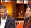 Alexandre et Sandy de "Mariés au premier regard" lors du bilan, diffusé le 27 juin 2022, sur M6