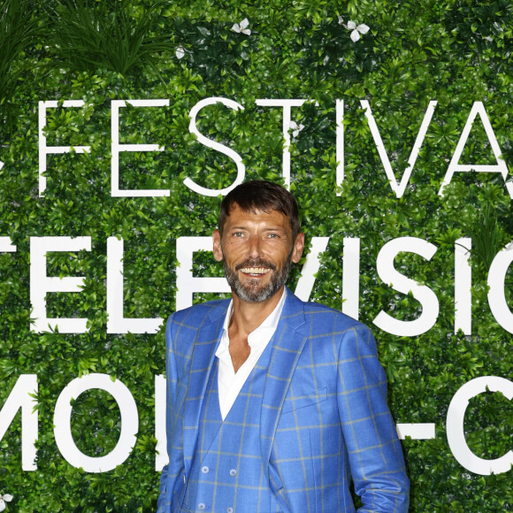 Laurent Kerusore pour la série Plus belle la vie, sur le photocall du 60eme Festival de Télévision de Monte-Carlo au Grimaldi Forum à Monaco le 19 juin 2021. 