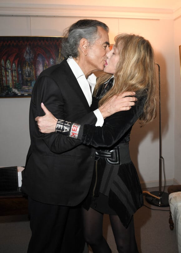 Bernard-Henri Lévy (BHL) et sa femme Arielle Dombasle - People à la générale de la pièce de Bernard-Henri Levy, "Looking For Europe" au théâtre Antoine à Paris le 21 mai 2019. © Coadic Guirec/Bestimage 