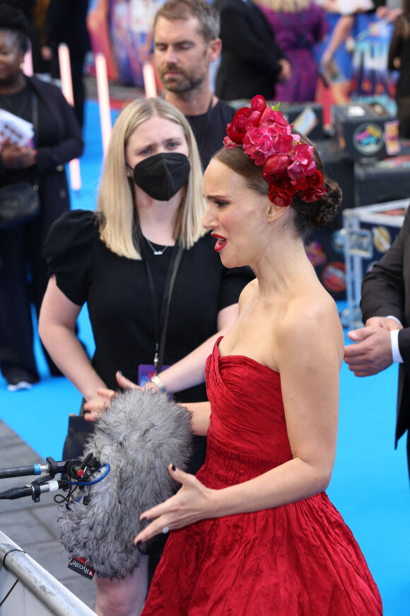 Natalie Portman - Première du film "Thor: Love and Thunder" à Londres, le 5 juillet 2022.
