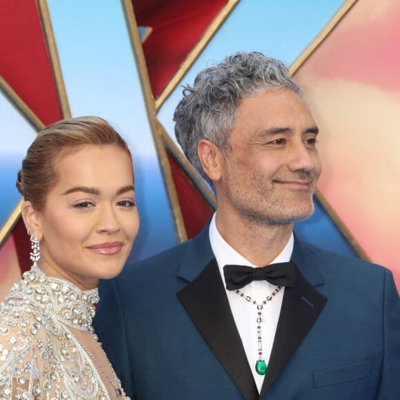 Rita Ora et Tailka Waititi à la première du film "Thor: Love and Thunder" à Londres, le 5 juillet 2022. 