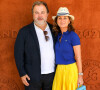 Pierre Hermé et sa femme Valérie au village des Internationaux de France de tennis de Roland Garros à Paris, France, le 11 juin 2021. © Dominique Jacovides/Bestimage 