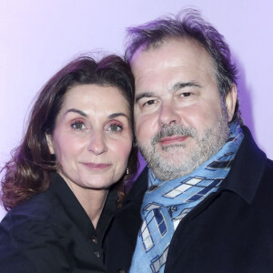 Pierre Hermé et sa femme Valérie - Vernissage de l'artiste David Shrigley x La Maison Ruinart "Unconventional Bubbles" à l'Opera Bastille à Paris le 5 mars 2020. © Olivier Borde/Bestimage