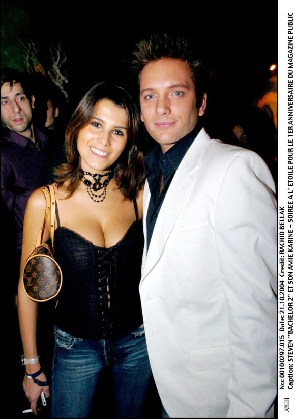 Steven et Karine Ferri en octobre 2004.