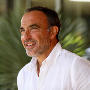 Nikos Aliagas au village des Internationaux de France de Roland Garros à Paris. © Dominique Jacovides / Bestimage 