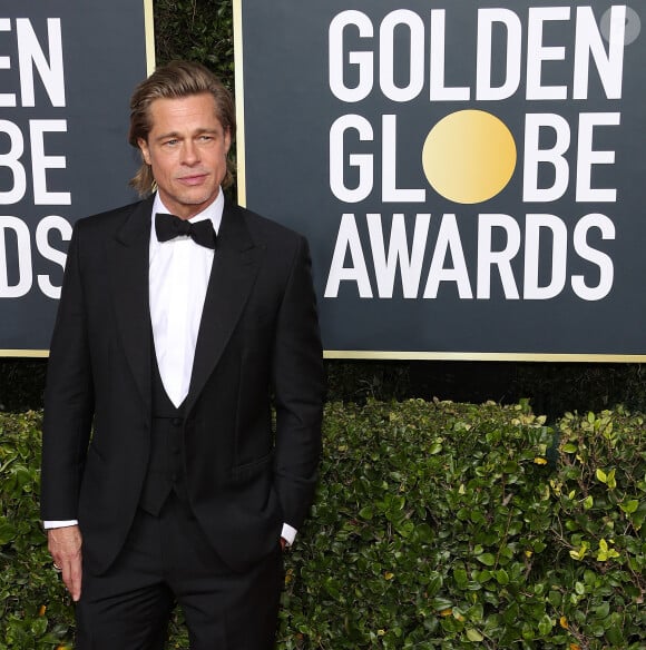 Brad Pitt - Photocall de la 77ème cérémonie annuelle des Golden Globe Awards au Beverly Hilton Hotel à Los Angeles, le 5 janvier 2020. 