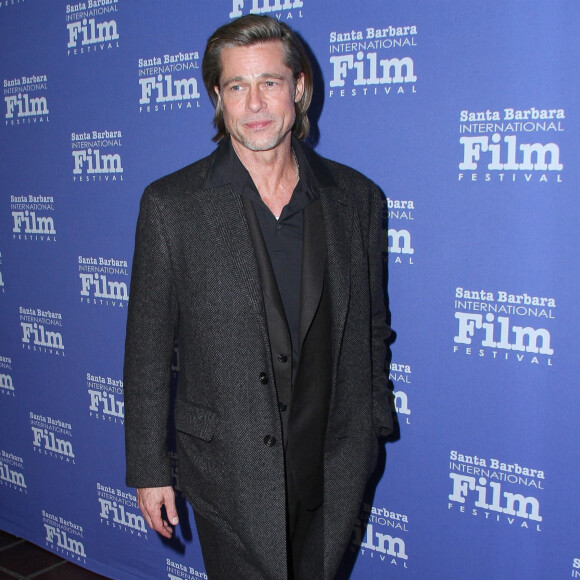 Brad Pitt à la soirée Maltin Modern Master Award en son honneur au 35ème Festival International du Film à Santa Barbara en Californie, le 22 janvier 2020.
