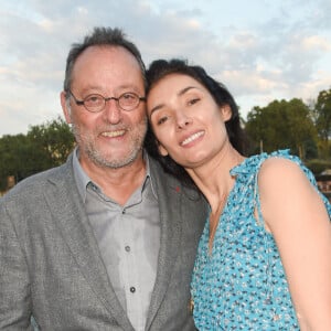 Jean Reno et sa femme Zofia Borucka - Soirée du 90ème anniversaire de Line Renaud sur le Bateau Potel et Chabot "Pavillon Seine" à Paris le 2 juillet 2018. © Coadic Guirec/Bestimage