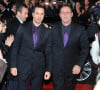 Jean Reno et son fils Michael lors de l'émission Champs-Elysées, au Studio Gabriel