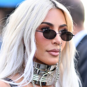 Kim Kardashian arrive au défilé de mode Haute-Couture automne-hiver "Jean-Paul Gaultier" au 325 rue Saint-Martin à Paris, France. © Da Silva-Perusseau/Bestimage 