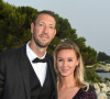 Exclusif - Alain Bernard et sa fiancée Faustine lors de la soirée de gala de la Croix Rouge à l'hôtel du Cap-Eden-Roc au Cap d'Antibes le 14 juin 2019. © Lionel Urman / Bestimage