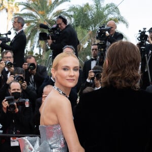 Diane Kruger et son compagnon Norman Reedus - Montée des marches pour la cérémonie de clôture du 75ème Festival International du Film de Cannes. Le 28 mai 2022 © Olivier Borde / Bestimage 