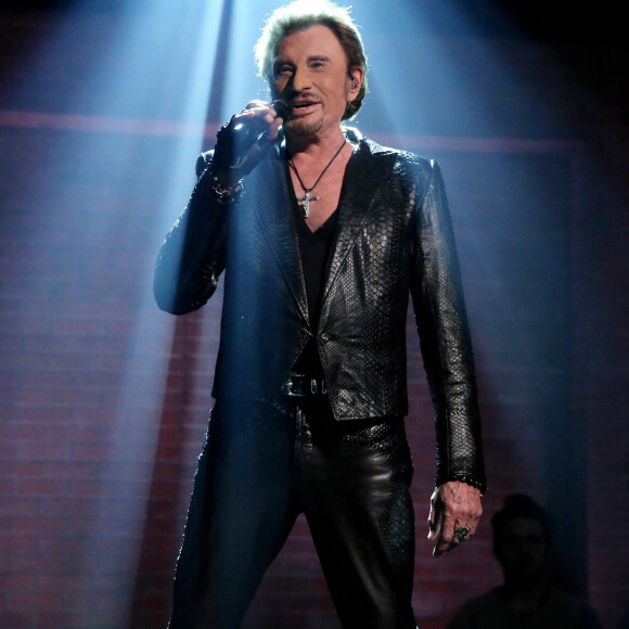 Exclusif - Premier concert de la tournee "Born Rocker Tour" de Johnny Hallyday au POPB de Bercy a Paris. Le 14 juin 2013