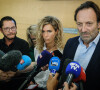 Jean-Baptiste Alary, Emmanuelle Franck et Alexandre Martin, les avocats de Cédric Jubillar accusé du meurtre de sa femme Delphine. 9 juin 2022, tribunal de Toulouse