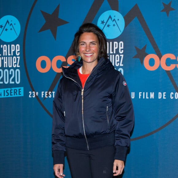 Alessandra Sublet au photocall du film "Divorce Club" lors de la 23ème édition du festival international du film de comédie l'Alpe d'Huez, le 17 janvier 2020. © Cyril Moreau/Bestimage