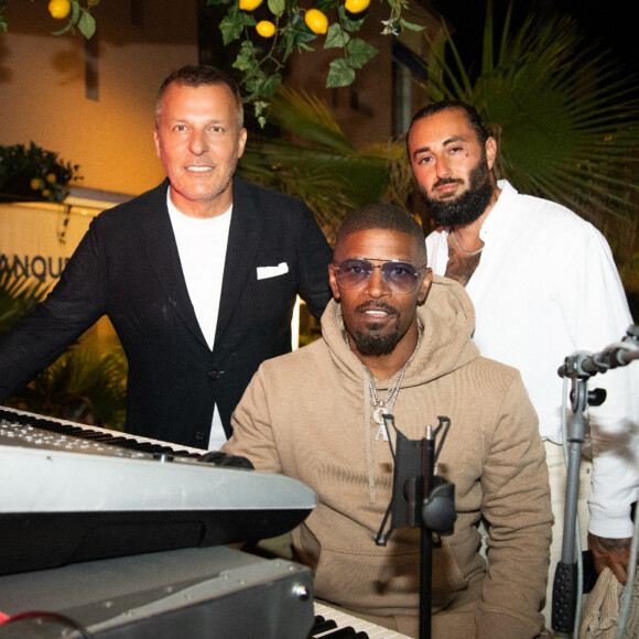 Jamie Foxx au VIP Room et à la Gioia à Saint-Tropez le 18 juin 2022.