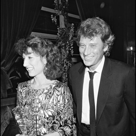 Nathalie Baye et Johnny Hallyday en 1983.  