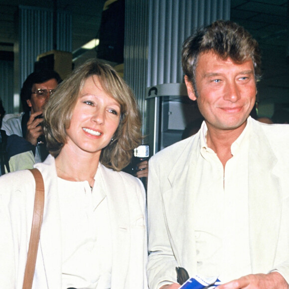Nathalie Baye et Johnny Hallyday en 1984. 